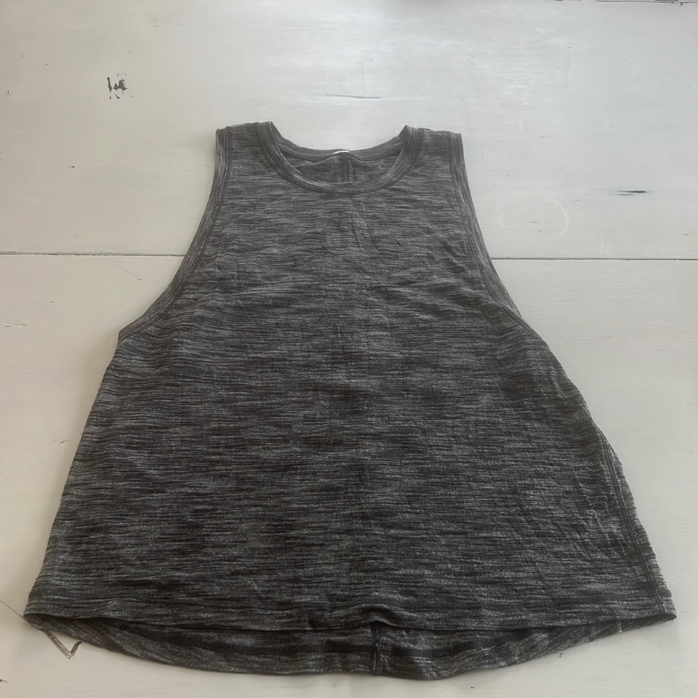LULULEMON Gray Loose Fit Athletic Tank